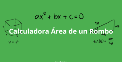 Calcular Área de un Rombo